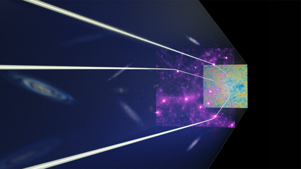 Scientists mapped dark matter around galaxies in the early universe ...