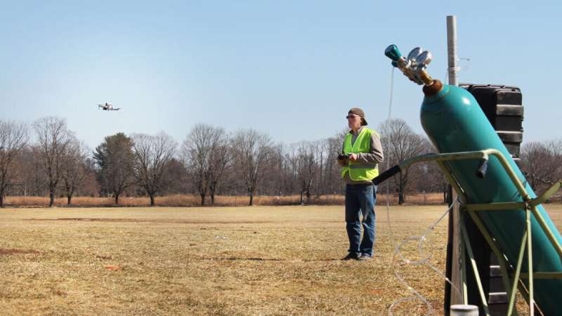 Using drones and lasers, researchers pinpoint greenhouse gas leaks