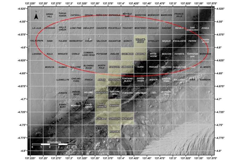 Why and how NASA gives a name to every spot it studies on Mars