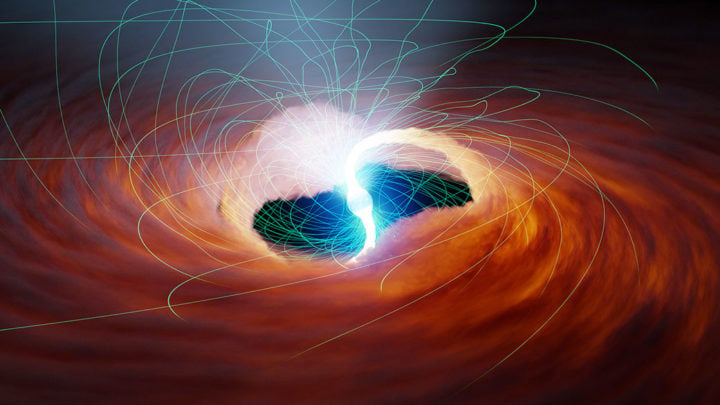 This is what a pulsar could look like - artistic interpretation. 