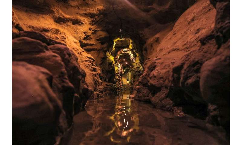 A qanat, or underground aqueduct, in Iran's central city of Yazd