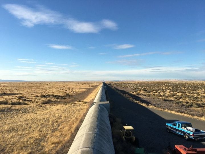 LIGO detector beam tube - illustrative photo. 