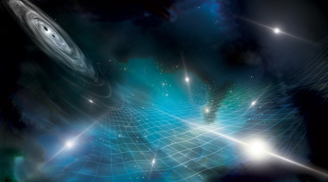 The NANOGrav collaboration has found the first evidence for low-frequency gravitational waves permeating the cosmos. The finding was made possible with 15 years of pulsar observations that turned the Milky Way into a galaxy-sized gravitational wave detector. 