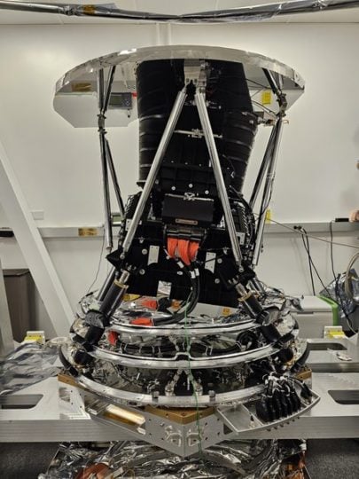 The SPHEREx telescope and detectors will stay cold in space with the help of three 