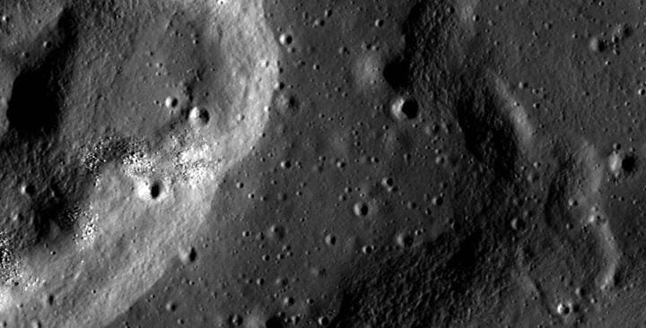 Lunar surface. 