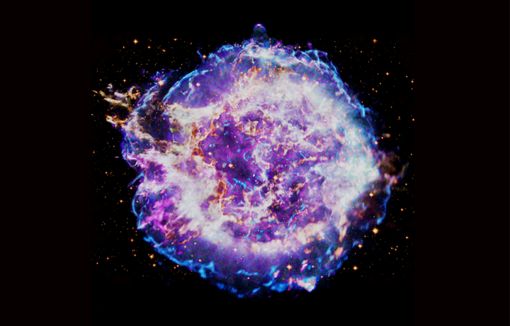 NASA uses flat microchannel plates in a variety of deep space instruments, including the Chandra X-Ray Observatory High Resolution Camera, which captured data for this image of the Cassiopeia A supernova remnant.