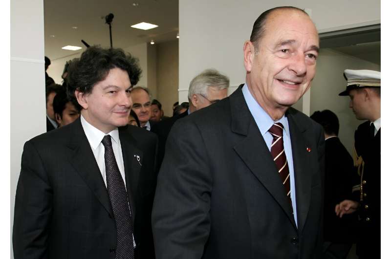 Breton was former French finance minister under ex-president Jacques Chirac