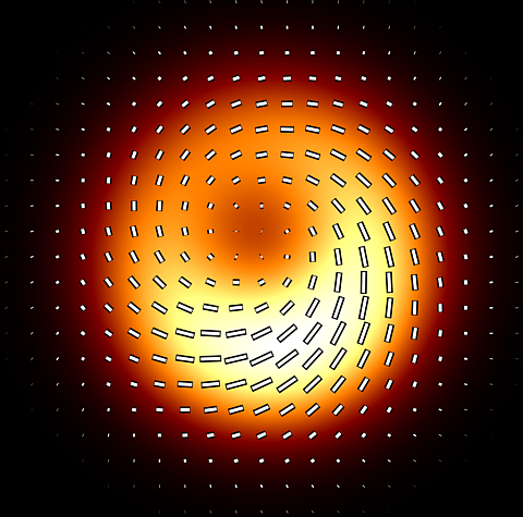 Astrophysicists have discovered that the twisting magnetic field around a black hole determines the tell-tale polarization spiral observed in black hole images. In particular, the direction of energy flow (from the hole to the field or vice versa) determines the how the polarization twists. By measuring which way the polarization spirals, one can infer whether the magnetic field is extracting spin energy from the hole or pumping spin energy into it. 