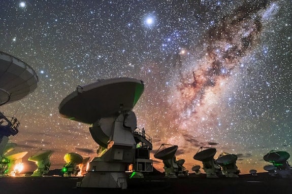 ALMA, located in the Chilean Atacama desert, is the most powerful telescope for observing the cool Universe — molecular gas and dust. 