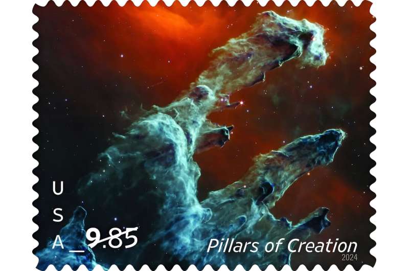 New U.S. Postal Service stamps feature iconic NASA Webb images