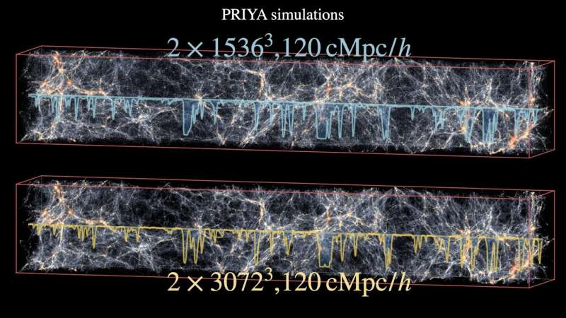 Dark matter seen through a forest