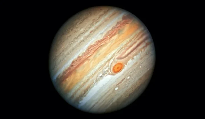 Hubble image of Jupiter. [Credit: NASA, ESA, A. Simon (Goddard Space Flight Center) and M.H. Wong (University of California, Berkeley)]