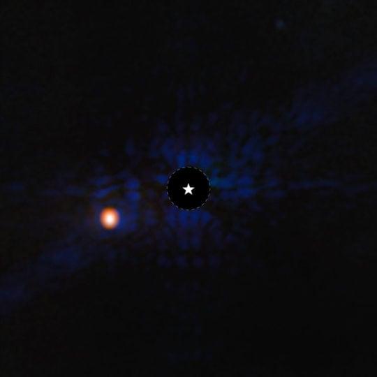 Exoplanet Epsilon Indi Ab (MIRI image)