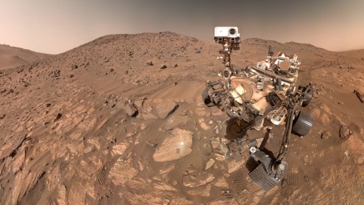 Perseverance took this selfie on Mars showcasing the PIXL instrument, which DTU has helped develop. 