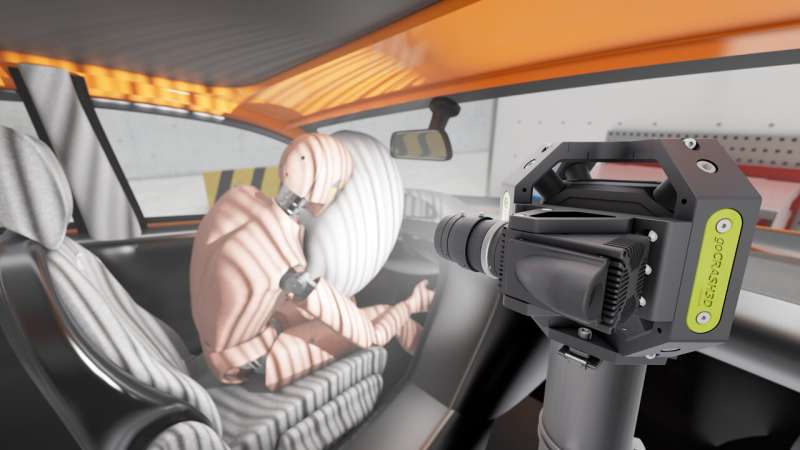 The 3D sensor that survives the crash test: New measurement technology enables high-speed 3D recordings for crash tests