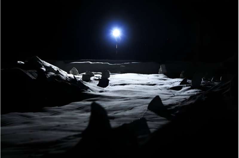 The LUNA moon simulation facility in Cologne, Germany