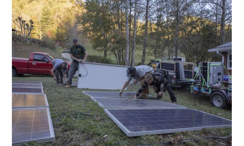 Volunteers bring solar power to Hurricane Helene's disaster zone