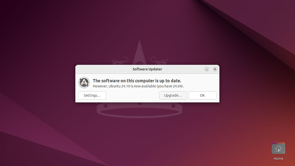 Upgrade to Ubuntu 24.10 tutorial, step 2