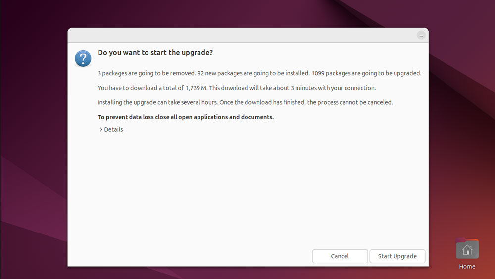 Upgrade to Ubuntu 24.10 tutorial, step 3