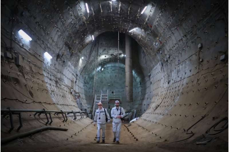 Work is underway to convert a former iron mine into a final storage for more than 300,000 cubic metres of low- and intermediate-level radioactive waste