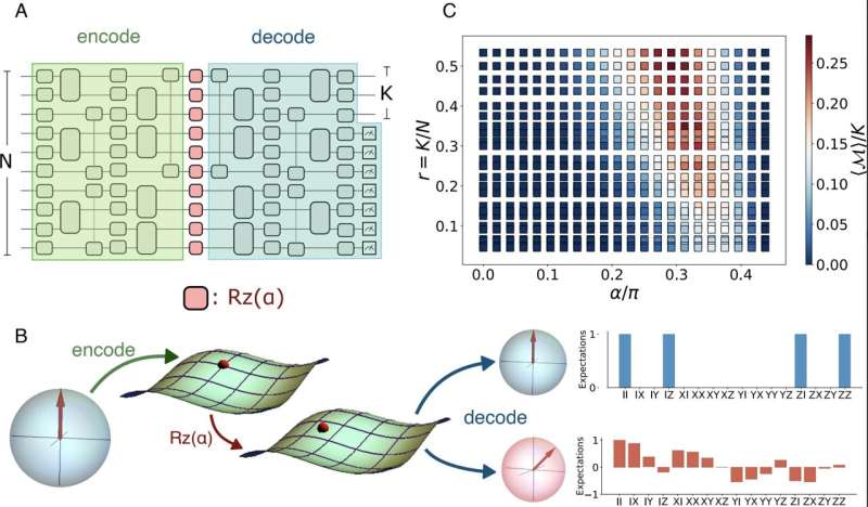 Study observes a phase transition in magic of a quantum system with random circuits