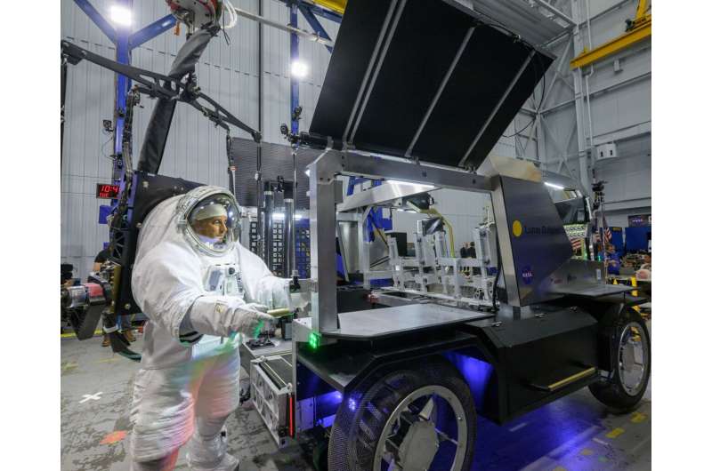 New Commercial Artemis Moon Rovers Undergo Testing at NASA