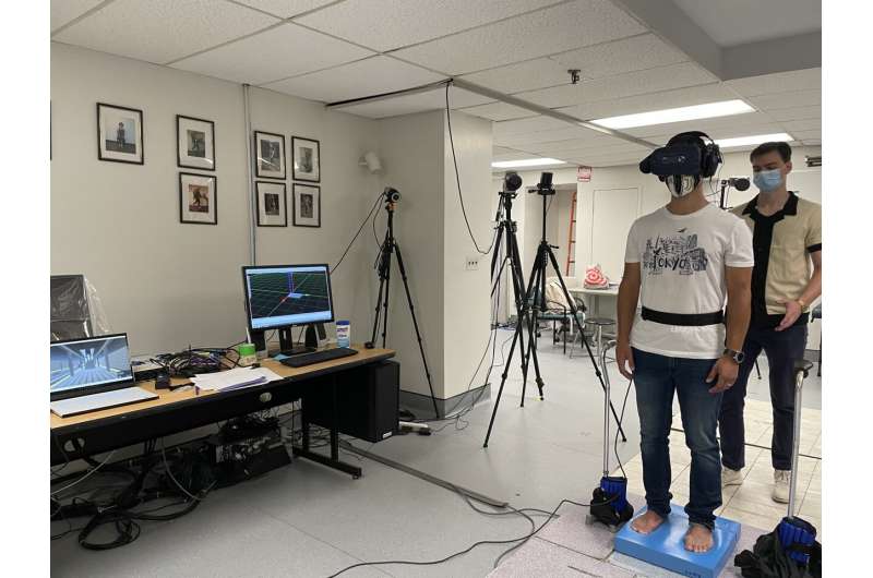 VR subway experiment highlights role of sound in disrupting balance for people with inner ear disorder