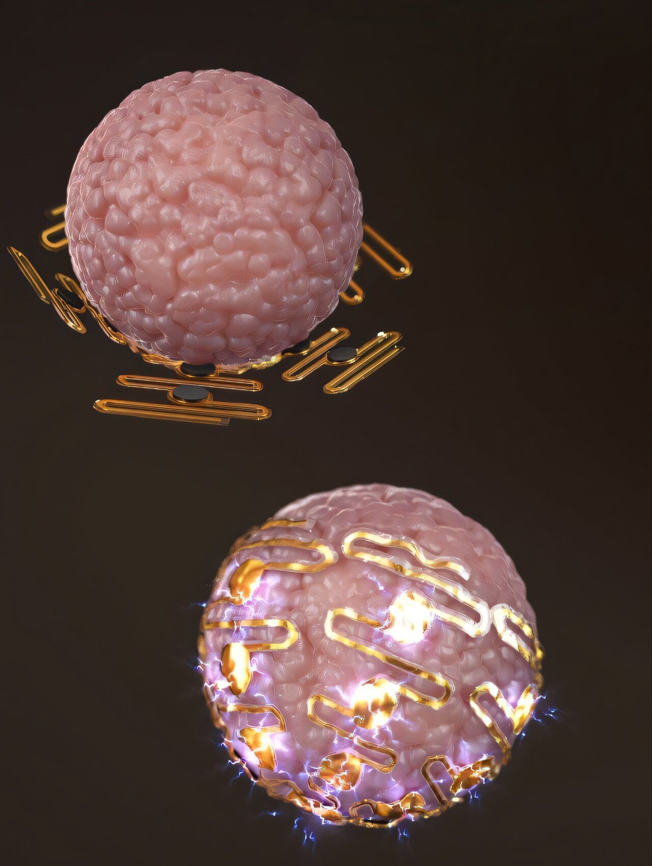 Stretchable microelectrode array enables non-invasive signal monitoring ...