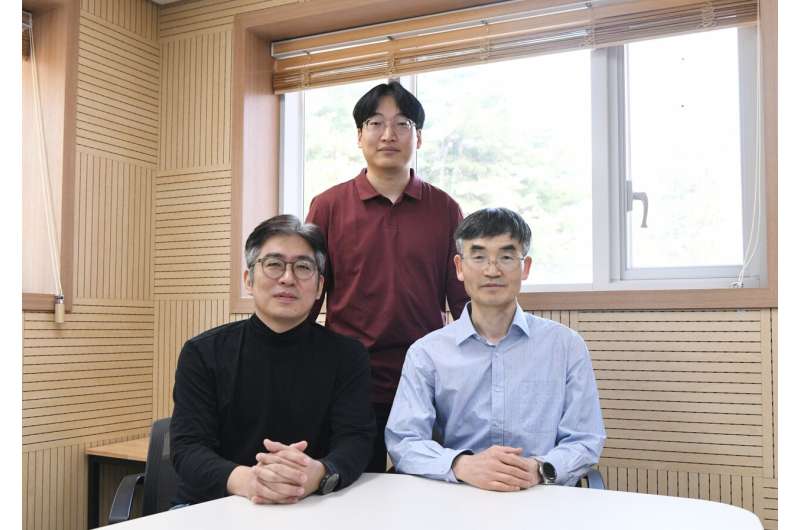 KRISS Electromagnetic Wave Metrology Group (Clockwise from the left: Dr. Cho Chi Hyun, Principal Research Scientist; Lee Sangsu, Senior Engineer; Dr. Kang Tae Weon, Principal Research Scientist). Credit: Korea Research Institute of Standards and Science (KRISS) Establishing electromagnetic wave measurement standards to ensure the performance of 'Korea's starlink'