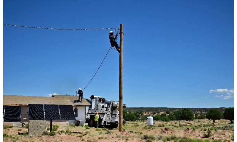 'Light up Navajo' sees electricity companies from all over the country send their employees to work in the reservation