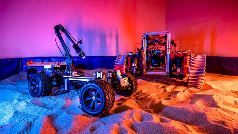 Robotic space rovers keep getting stuck. UW engineers have figured out why