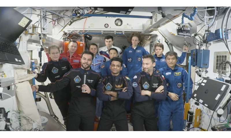 Astronauts from India, Poland and Hungary head back to Earth after private space station mission