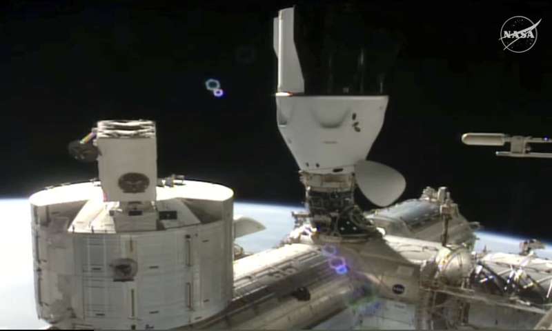 SpaceX delivers four astronauts to the International Space Station just 15 hours after launch