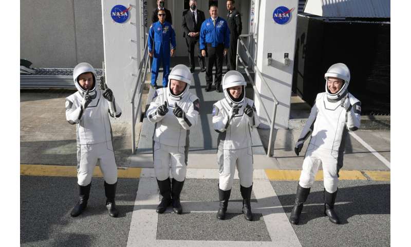 SpaceX delivers four astronauts to the International Space Station just 15 hours after launch