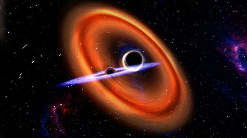 Binary Black Hole Merger Carl Knox, OzGrav, Swinburne University of Technology. Credit: Binary Black Hole Merger Carl Knox, OzGrav, Swinburne University of Technology LIGO, Virgo and KAGRA observed