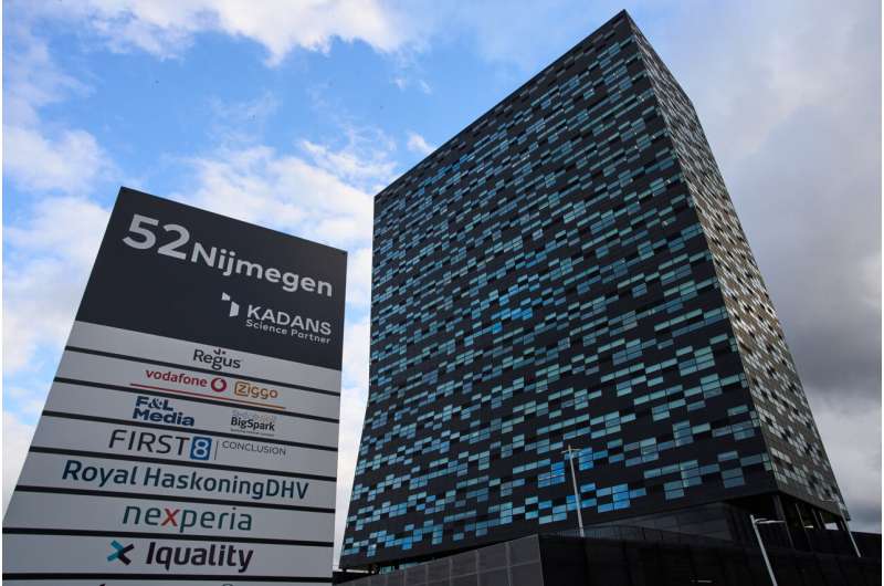 The head office of Chinese-owned chipmaker Nexperia is seen in Nijmegen, Netherlands, Tuesday, Oct. 14, 2025, after the Dutch government took control of the semiconductor company over governance shortcomings. Credit: AP Photo/Peter Dejong A crisis at chipmaker Nexperia sent automakers scrambling. Here's what to know