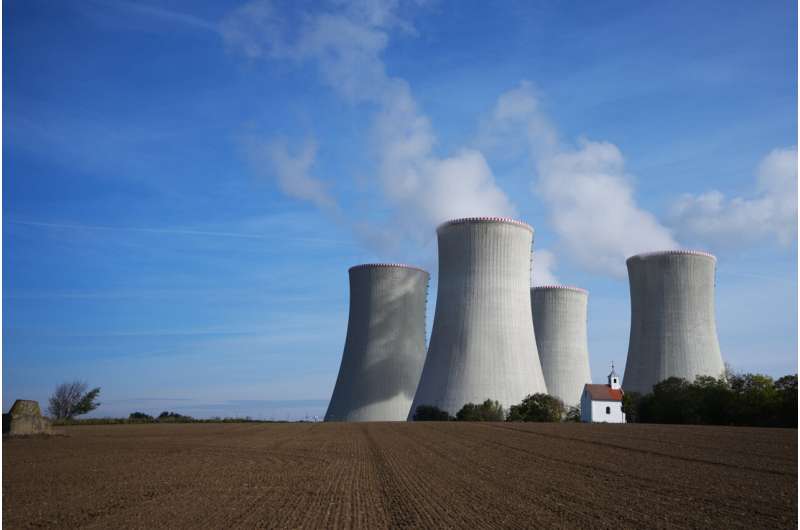 Cooling towers of the Dukovany nuclear power are seen in Dukovany, Czech Republic, Oct. 21, 2025. Credit: AP Photo/Petr David Josek Czech Republic plans $19 billion nuclear expansion to double output and end fossil fuel reliance